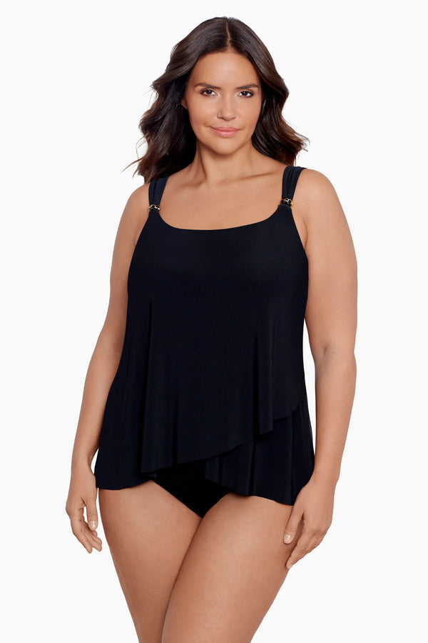 MiracleSuit Razzle Dazzle Plus Size Underwire Tankini Top